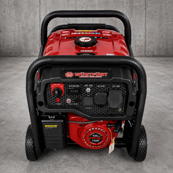 Generatore di corrente a benzina WÜRTFURT Germany MODELLO KU5500W 50/60 HZ ELECTRIC START