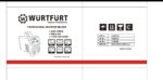 Saldatrice professionale WÜRTFÜRT Germany inverter MMA 200 50/60HZ - immagine 3