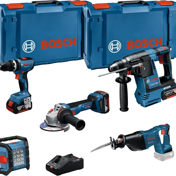 Set di 5 utensili da 18 V GSB GBH GWS GSA GLI 3PER5 GAL